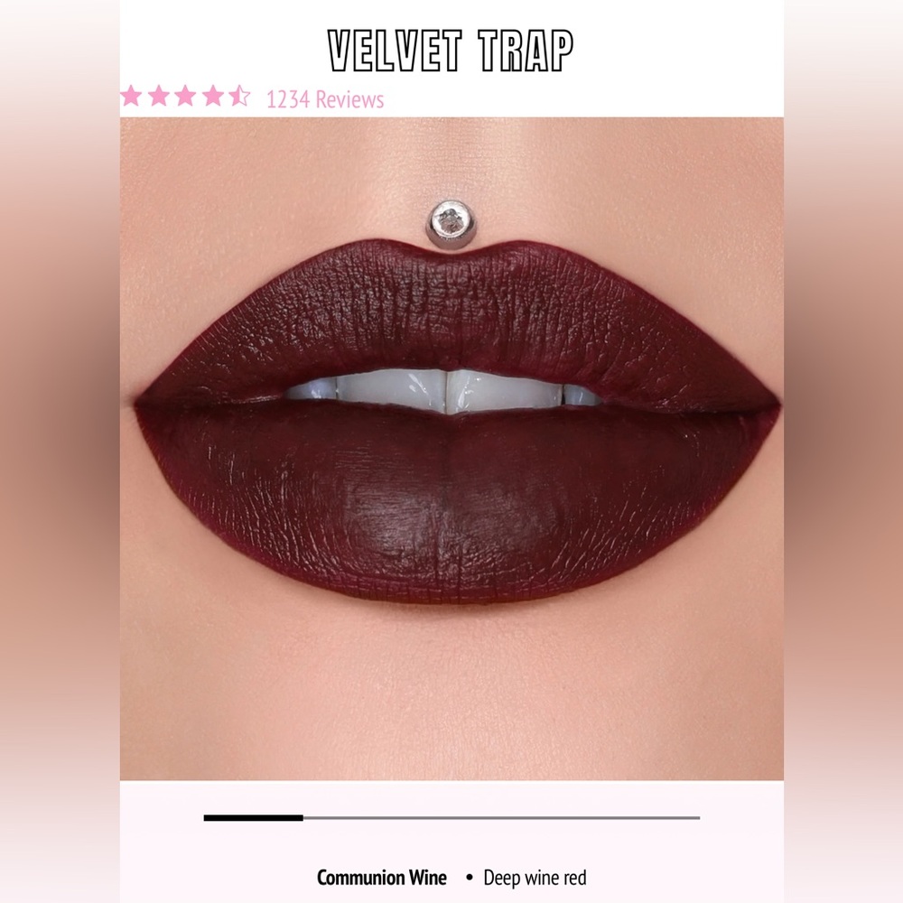 Jeffree Star ⭐️ Velvet Trap Lipstick- Communion Wine BNIB
